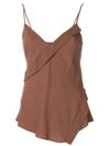 Theory Asymmetric Cami In Brown