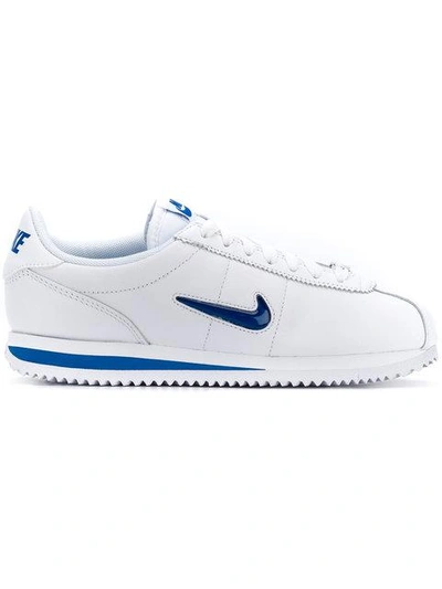 Nike 'cortez Basic Jewel' Trainers - Weiss In White