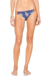 Arrow & Eve Andrea Braid Reversible Bikini Bottom In Blue