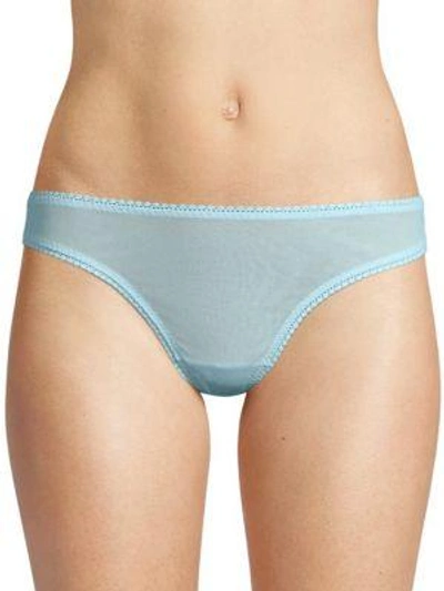 On Gossamer Low Rise Mesh Hip-g Thong In Salt Water