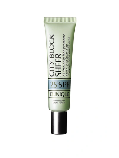 Clinique City Block Sheer Oil-free Daily Face Protector Broad Spectrum Spf 25 In Size 1.7 Oz. & Under