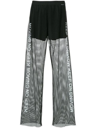 Marc Cain Keep On Mesh Trousers In Black