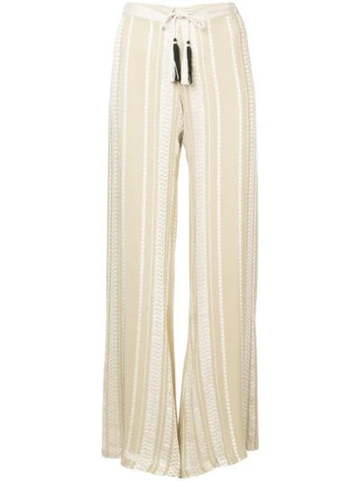 Zeus + Dione Alcestes Palazzo Pants In Neutrals