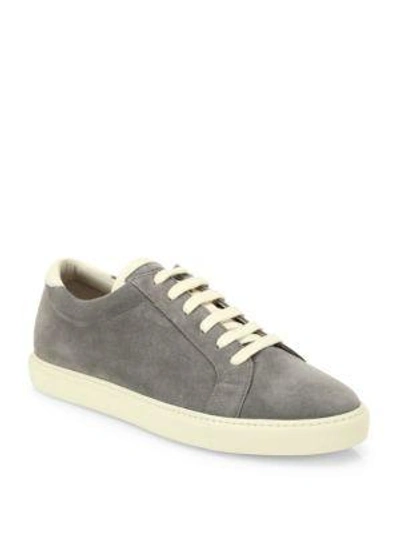 Brunello Cucinelli Suede Sneakers In Grey