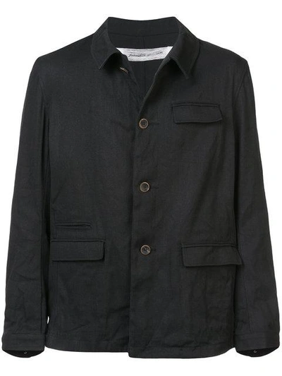 Individual Sentiments Military Style Jacket In Black