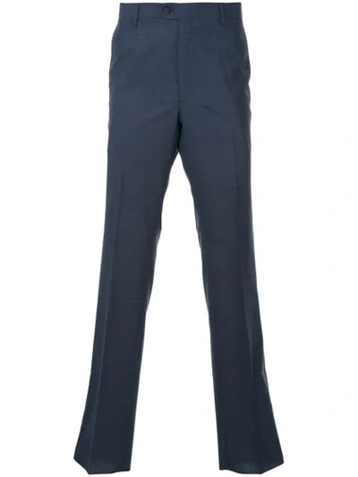 Gieves & Hawkes Classic Tailored Trousers In Blue