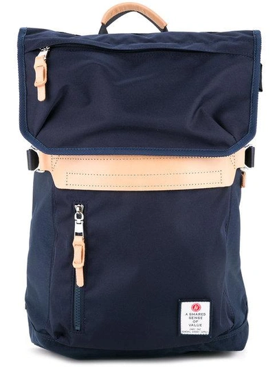 As2ov Hidensity Cordura Nylon Backpack A-02 In Blue