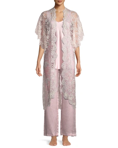 Christine Designs Beloved Floral Lace Robe