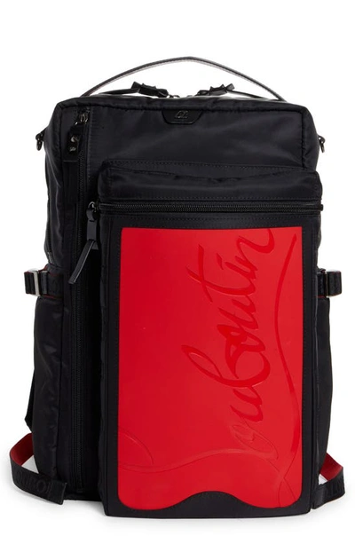 Christian Louboutin Loubideal Backpack In Loubi Black