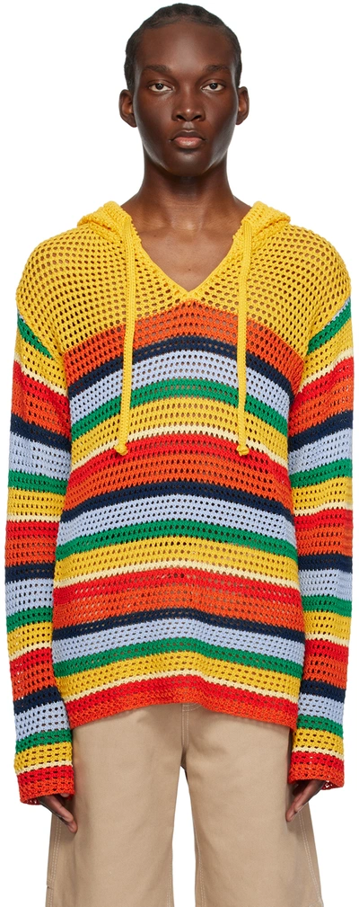 Marni No Vacancy Inn Capsule High Summer Hooded Sweater In 00x99 Multicolor
