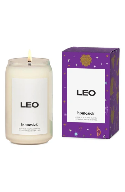Homesick Astrological Sign Candle In Leo