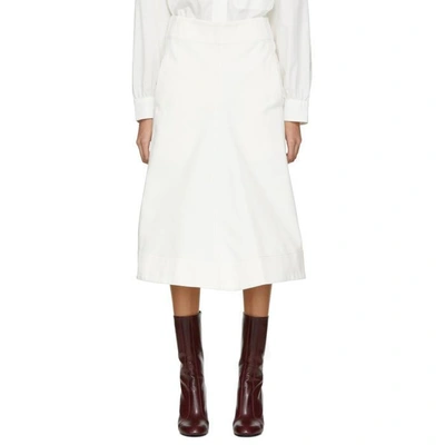 Lemaire Off-white Flared Skirt