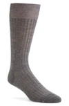 Pantherella Merino Wool Blend Socks In Mid Grey Mix