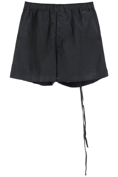 Ann Demeulemeester 'lucien' Sweatshorts In Cotton In Black