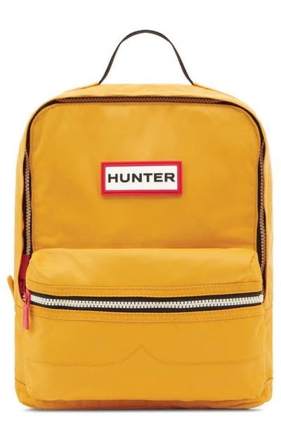 Hunter Original Water Resistant Nylon Backpack In Yellow