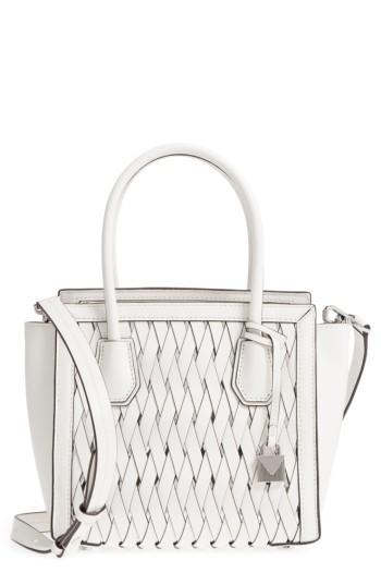 michael kors malibu woven straw tote