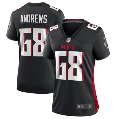 Nike Josh Andrews Black Atlanta Falcons Game Player Jersey