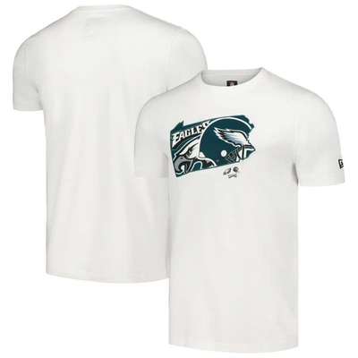 New Era White Philadelphia Eagles Gameday State T-shirt