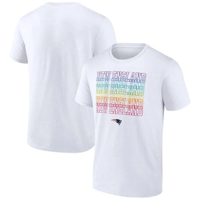Fanatics Branded White New England Patriots City Pride Logo T-shirt