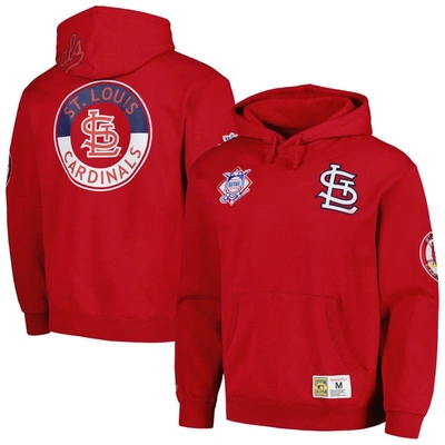 Mitchell & Ness Red St. Louis Cardinals City Collection Pullover Hoodie