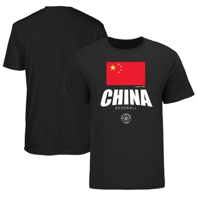 Legends Black China Baseball 2023 World Baseball Classic Federation T-shirt