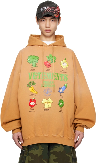Vetements Vegan Edition Sweatshirt Beige