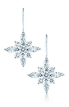 Kwiat .90ct Tw Diamond Star Earrings In Platinum