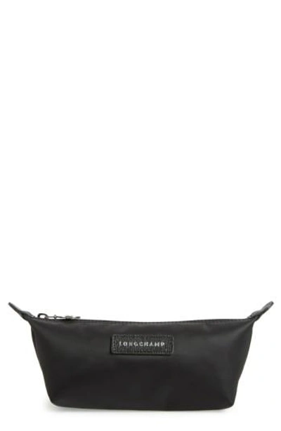 Longchamp 'neo' Nylon Cosmetics Bag In Silver