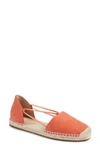 Eileen Fisher Lee Espadrille Flat In Persimmon Nubuck