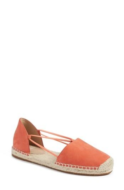 Eileen Fisher Lee Espadrille Flat In Persimmon Nubuck