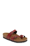 Birkenstock Mayari Birko-flor Sandal In Bordeaux