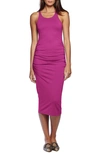 Michael Stars Racerback Midi Dress In Bougainvillea