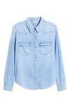 Ag Deanna Denim Shirt In Marquis