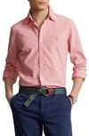 Polo Ralph Lauren Oxford Cotton Button-down Shirt In Sunrise Red