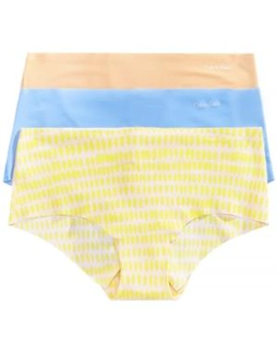 Calvin Klein Invisibles Hipster 3-pack Qd3559 In Elp Geo/br/cb