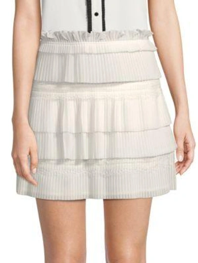 Iro Sevy Mini Skirt In White