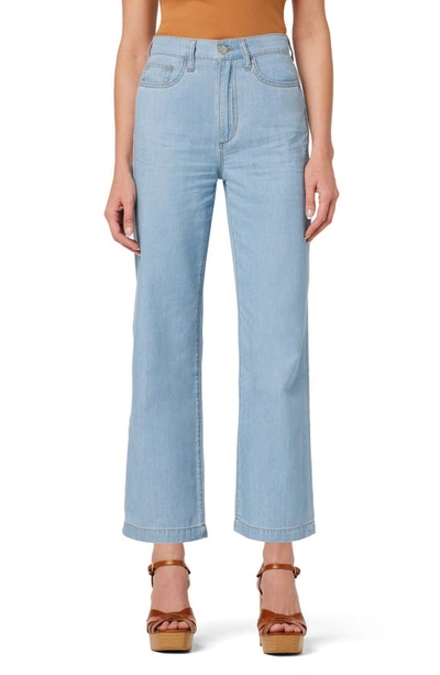 Joe's Chambray High Waist Wide Leg Jeans In Faithe