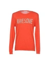 Authentic Original Vintage Style Sweaters In Orange