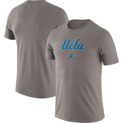 Jordan Brand Heather Gray Ucla Bruins Team Issue Velocity Performance T-shirt