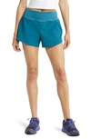 The North Face Arque Shorts In Blue Coral