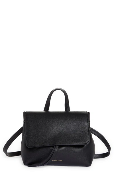 Mansur Gavriel Mini Soft Lady Leather Bag In Black