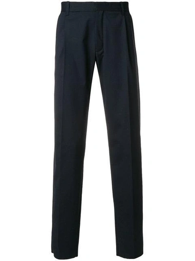 Chalayan Straight Leg Trousers In Blue