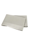 Matouk Roman Hemstitch Linen Flat Sheet In Paloma