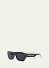 Dior Pacific S2u Sunglasses In Shiny Black