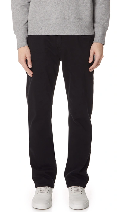 7 For All Mankind Slimmy Slim Fit Jeans In Annex Black