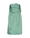 Alberta Ferretti Short Dress In Light Green