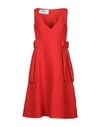 Valentino Knee-length Dresses In Red