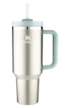 Stanley The Quencher H2.0 Flowstate™ 40-ounce Tumbler In Brushed Stainless Steel
