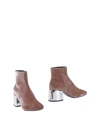 Mm6 Maison Margiela Ankle Boot In Pastel Pink