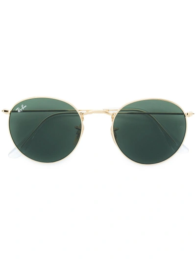 Ray Ban Ray-ban Round Frame Sunglasses - Metallic